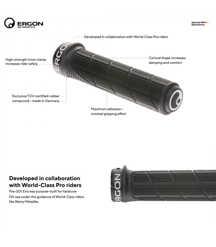 ERGON GD1 EVO FACTORY GRIPS FROZEN MOSS/OIL SLICK | TopFun.com