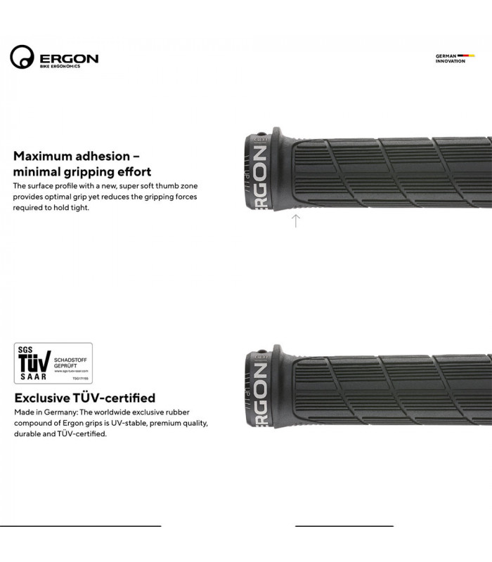 PUÑOS ERGON GD1 EVO FACTORY FROZEN MOSS/OIL SLICK | TopFun.com