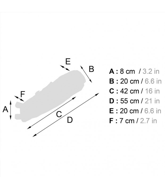 WOHO XTOURING DRY SADDLE BAG (CAMO)