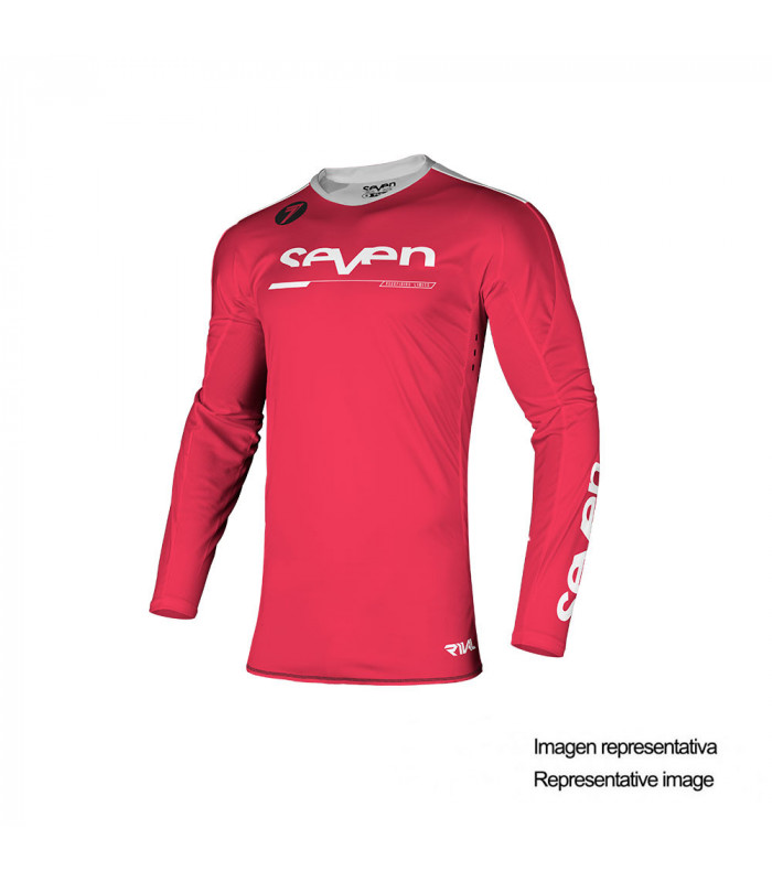 SEVEN RIVAL RAMPART YOUTH JERSEY (FLO RED) | TopFun.com