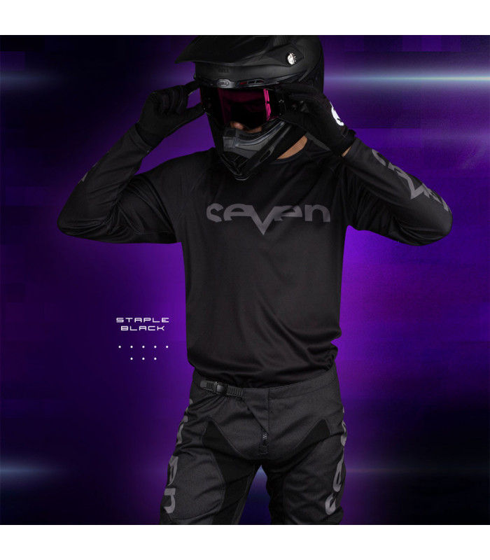 SEVEN VOX STAPLE JERSEY (BLACK) | TopFun.com