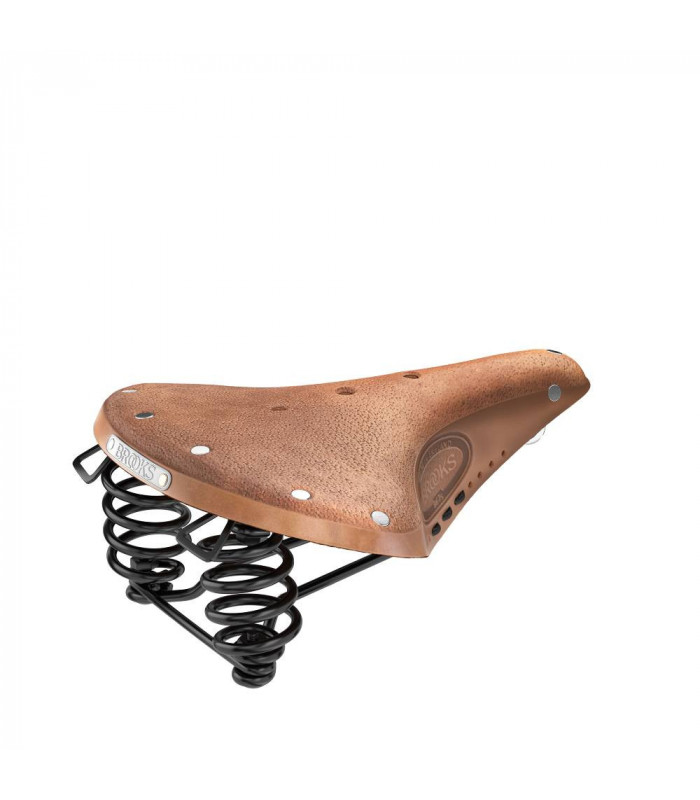 BROOKS B67 SOFTENED SHORT SADDLE (DARK TAN)