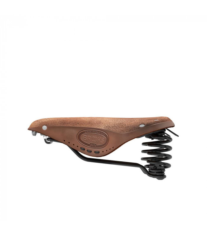 BROOKS B67 SOFTENED SHORT SADDLE (DARK TAN)