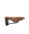 BROOKS B67 SOFTENED SHORT SADDLE (DARK TAN)