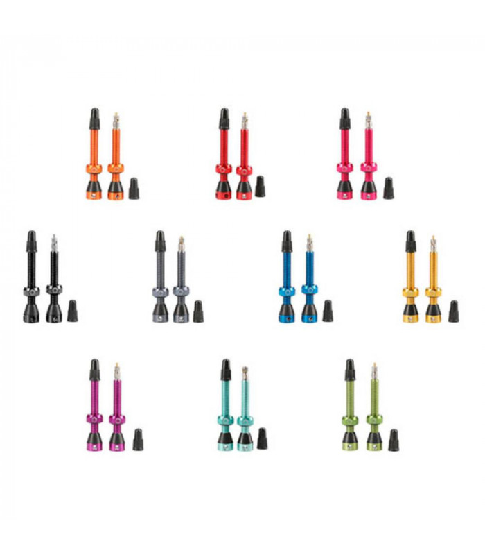 TUBOLIGHT ALUMINUM VALVES (ORANGE) | TopFun.com