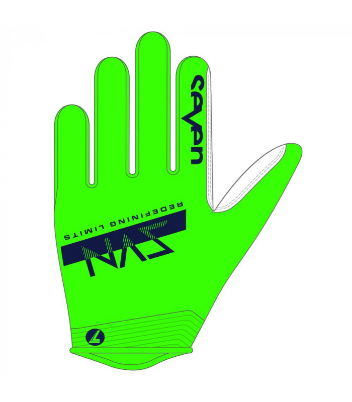 GUANTES SEVEN ZERO CONTOUR (VERDE FLUO)
