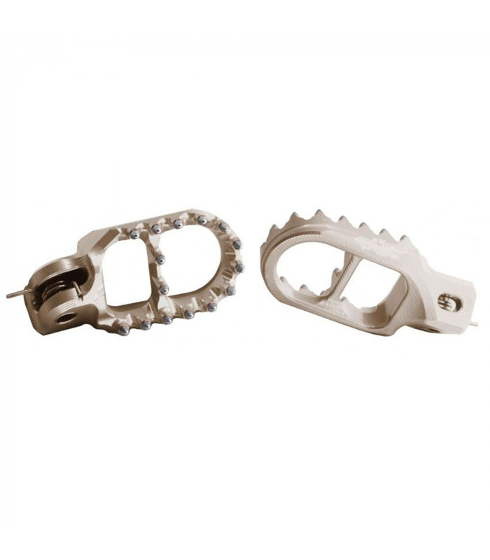 GECO 3D FOOTPEGS HONDA (SILVER) | TopFun.com