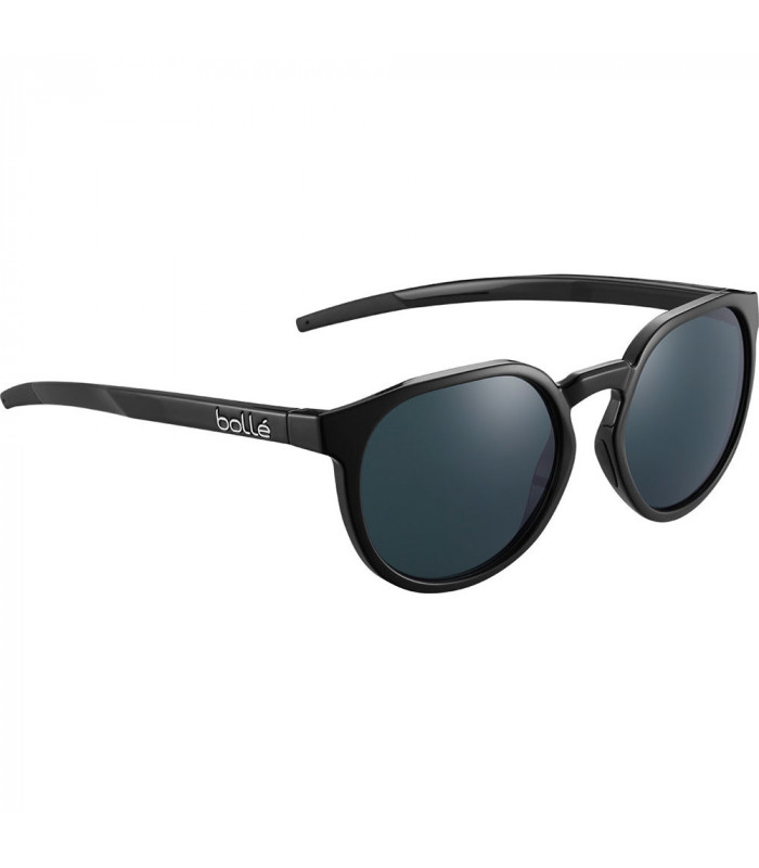 BOLLE MERIT BLACK SHINY SUNGLASSES (TNS LENSES)