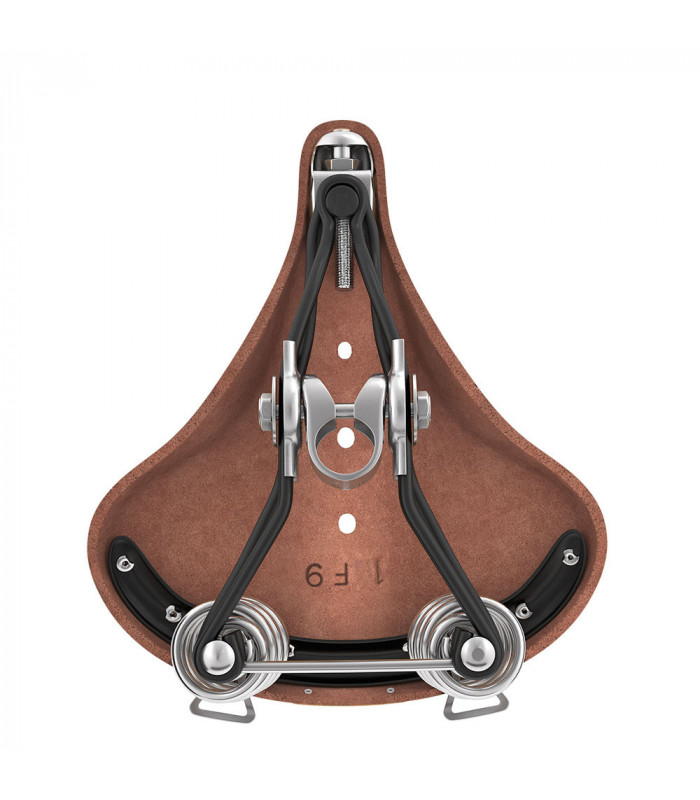 BROOKS B66 SHORT SADDLE (BROWN)