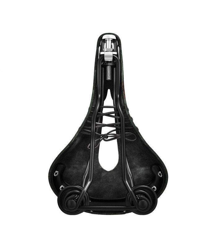BROOKS FLYER CARVED SADDLE (BLACK)