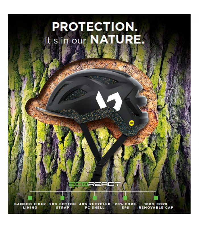 BOLLE ECO REACT MIPS HELMET (DARK GREEN MATTE) | TopFun.com