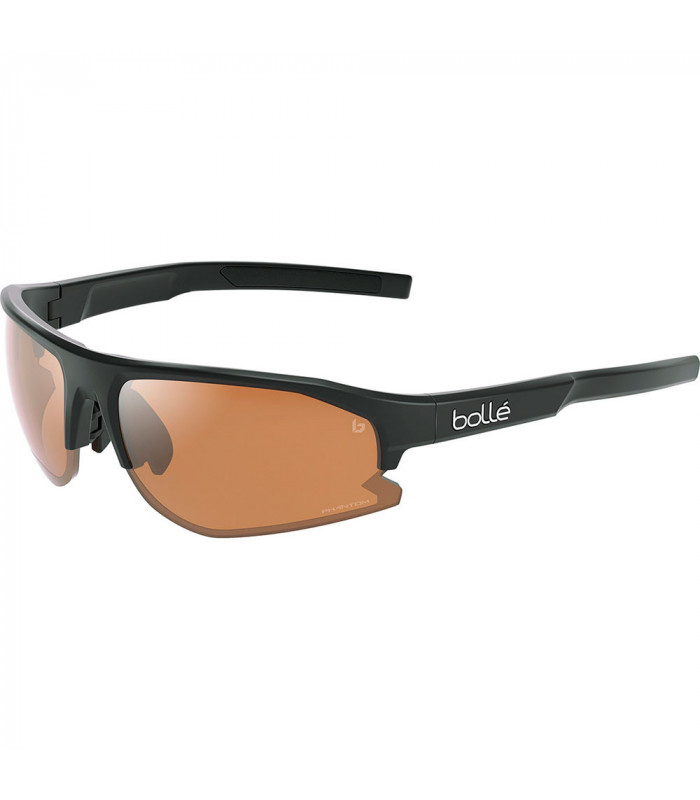 GAFAS BOLLE BOLT 2.0 BLACK MATTE (LENTES FOTOCROMÁTICAS PHANTOM BROWN GUN)