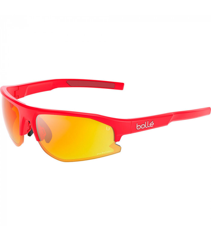 GAFAS BOLLE BOLT 2.0 RED MATTE (LENTES FOTOCROMÁTICAS PHANTOM BROWN RED) | TopFun.com
