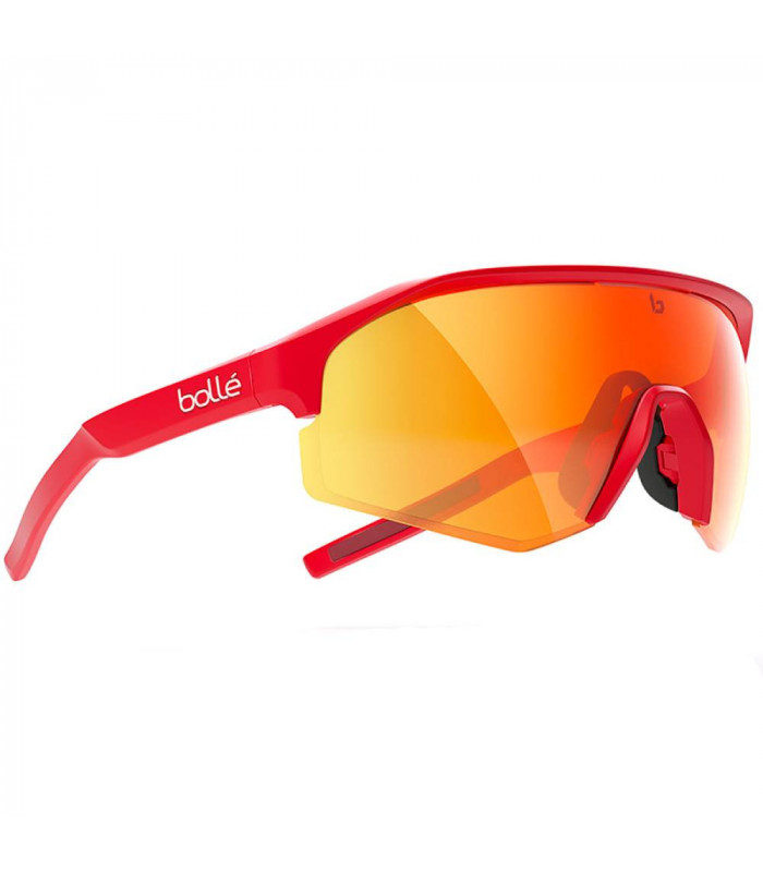 BOLLE LIGHSHIFTER XL RED MATTE SUNGLASSES (PHANTOM BROWN RED LENSES) | TopFun.com