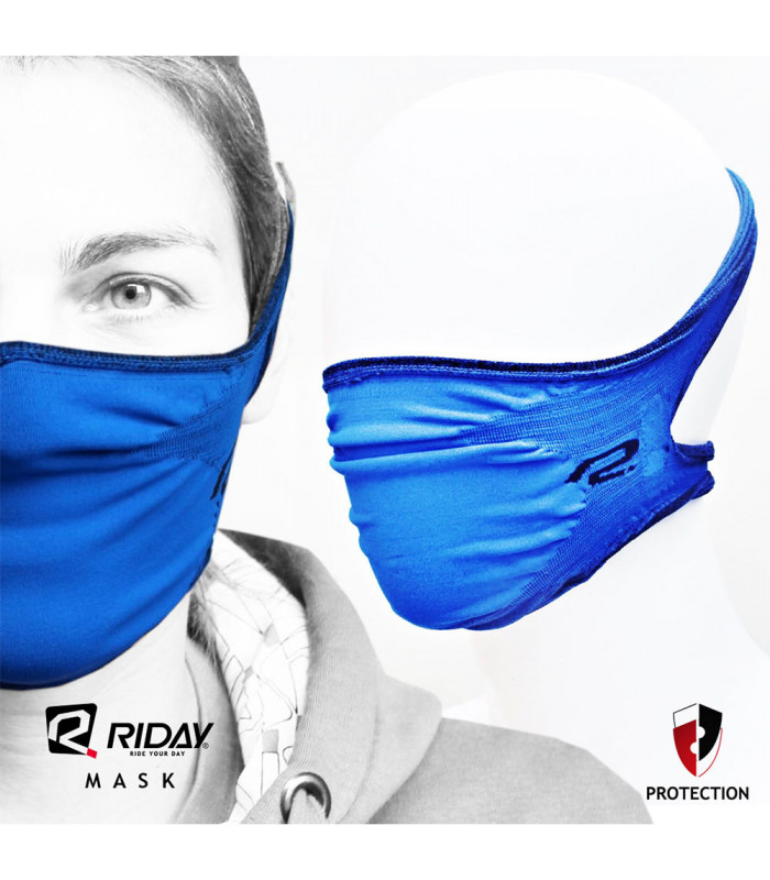 RIDAY ACTIVE MASK (BLUE/BLACK) | TopFun.com