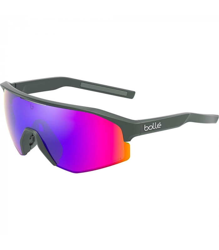 BOLLE LIGHTSHIFTER XL TITANIUM MATTE SUNGLASSES (VOLT+ ULTRAVIOLET POLARIZED LENS) | TopFun.com
