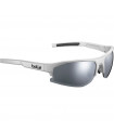 BOLLÉ BOLT 2.0 SILVER MATTE SUNGLASSES (VOLT+ COLD WHITE POLARIZED LENSES) | TopFun.com