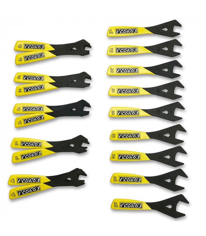 PEDRO'S CONE WRENCH SET (19 PIECES) | TopFun.com