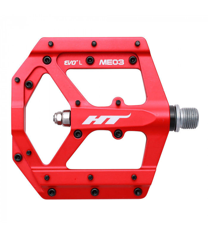 HT ME03 DOWNHILL PEDALS (MATTE RED) | TopFun.com