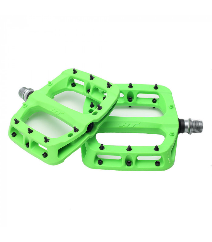 HT PA03A PLATFORM PEDALS (GREEN) | TopFun.com