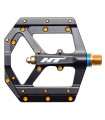 HT ME03T TITANIUM SPINDLE PEDALS (BLACK)