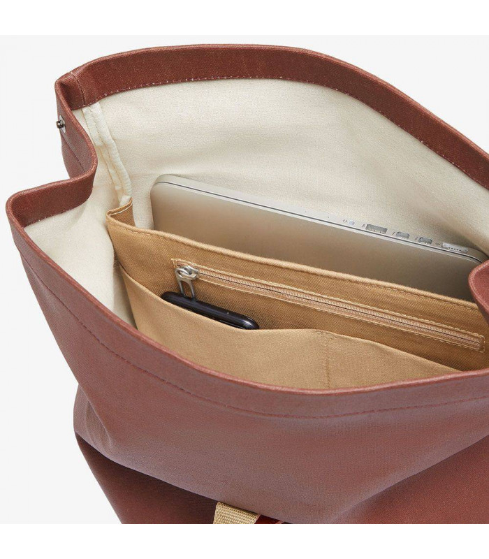 BROOKS PICKWICK COTTON CANVAS 12L BACKPACK (RUST)