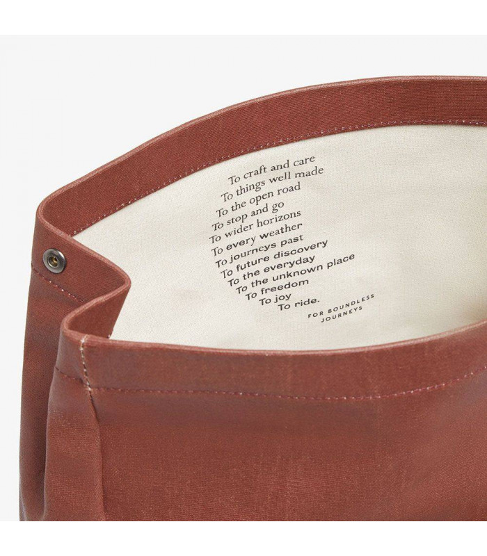 BROOKS PICKWICK COTTON CANVAS 12L BACKPACK (RUST)