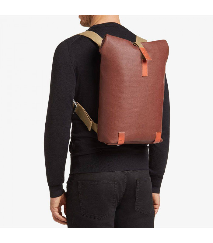 BROOKS PICKWICK COTTON CANVAS 12L BACKPACK (RUST)