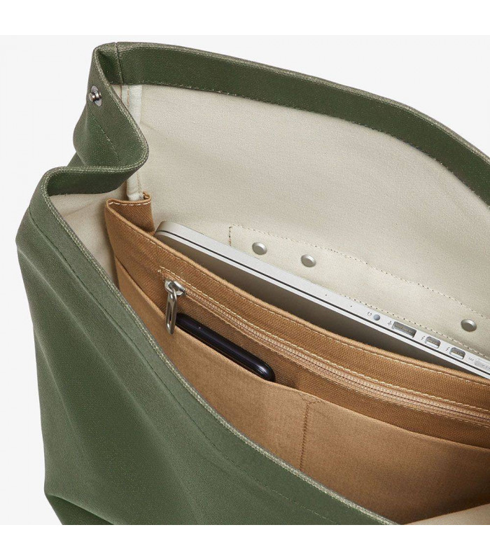 BROOKS PICKWICK COTTON CANVAS 26L BACKPACK (FOREST)