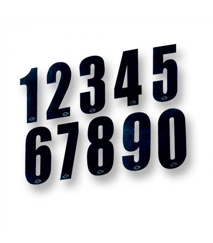 UFO STICKER NUMBERS (22 CM)