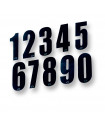 UFO STICKER NUMBERS (22 CM)