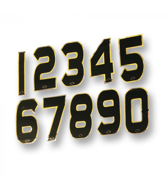 UFO STICKER NUMBERS (21 CM)