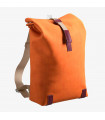 BROOKS PICKWICK COTTON CANVAS 12L BACKPACK (GOOSE BEAK/MAROON)
