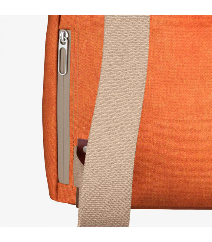 BROOKS PICKWICK COTTON CANVAS 12L BACKPACK (GOOSE BEAK/MAROON)