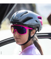 BOLLE CHRONOSHIELD MATTE PINK SUNGLASSES (BROWN BLUE LENS)
