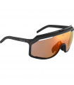BOLLE CHRONOSHIELD MATTE BLACK SUNGLASSES (PHANTOM BROWN RED LENS)