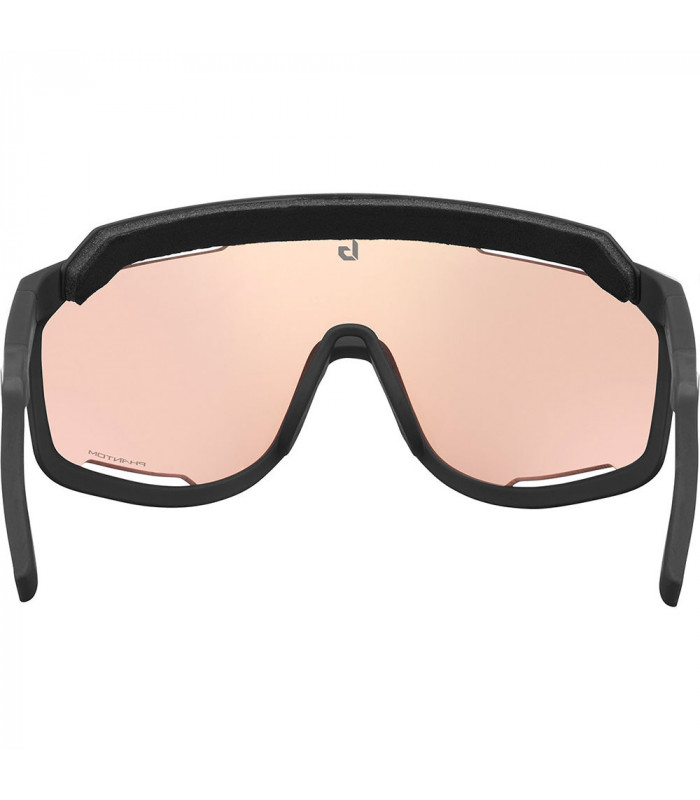 BOLLE CHRONOSHIELD MATTE BLACK SUNGLASSES (PHANTOM BROWN RED LENS)