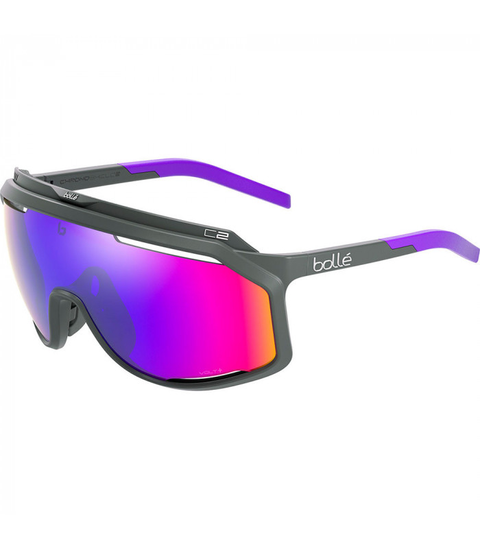 BOLLE CHRONOSHIELD TITANIUM MATTE SUNGLASSES (VOLT+ ULTRAVIOLET POLARIZADED LENS) | TopFun.com