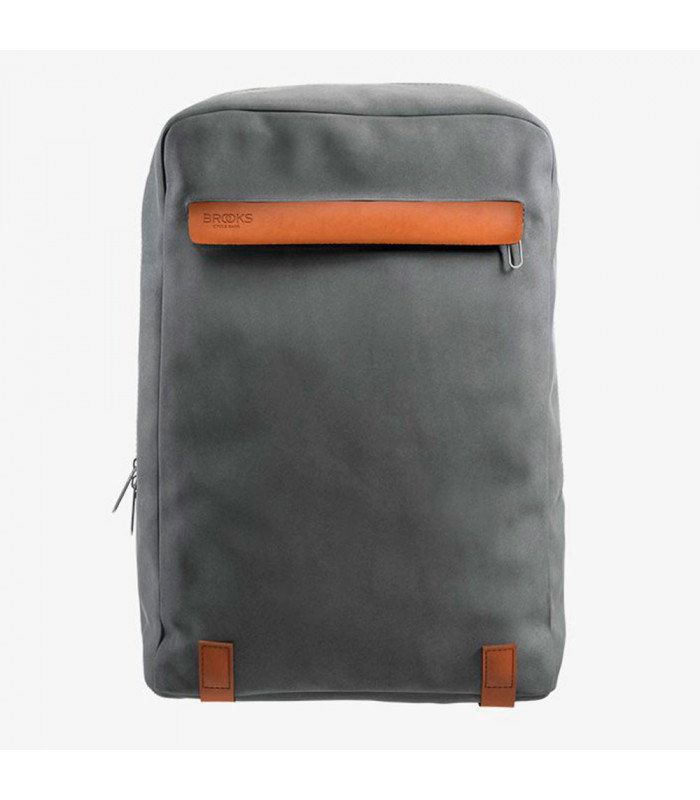 MOCHILA BROOKS PICKZIP COTTON CANVAS 10L (GREY/HONEY)