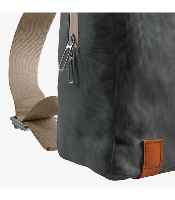 MOCHILA BROOKS PICKZIP COTTON CANVAS 10L (GREY/HONEY)