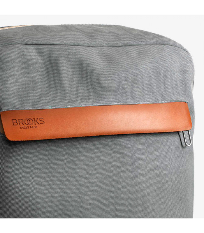 MOCHILA BROOKS PICKZIP COTTON CANVAS 10L (GREY/HONEY)