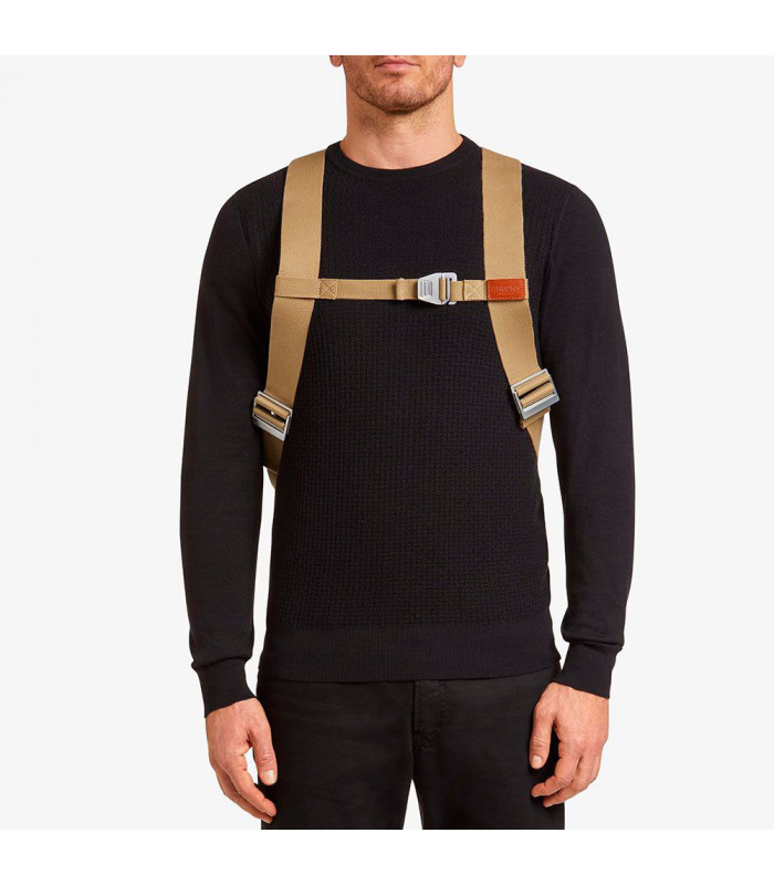 MOCHILA BROOKS PICKZIP COTTON CANVAS 10L (GREY/HONEY)