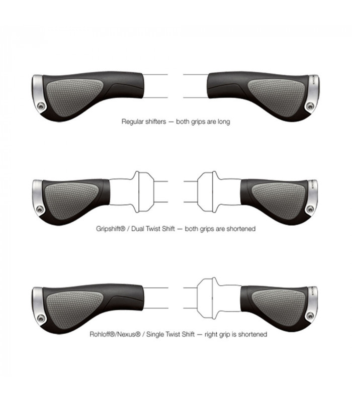 PUÑOS ERGON GP1 NEO (ROHLOFF/NEXUS) | TopFun.com