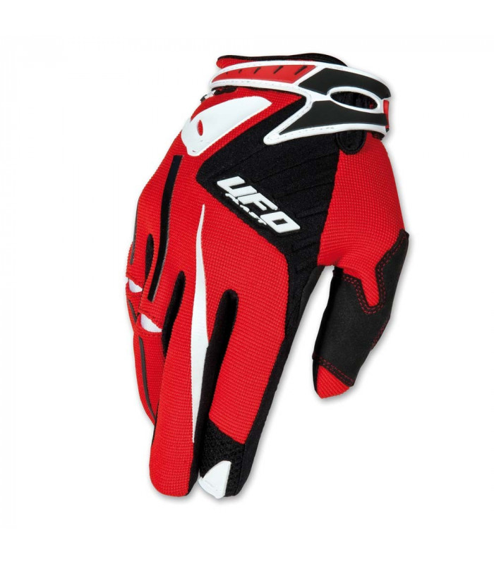 UFO EXUS RED GLOVES (SIZE S)