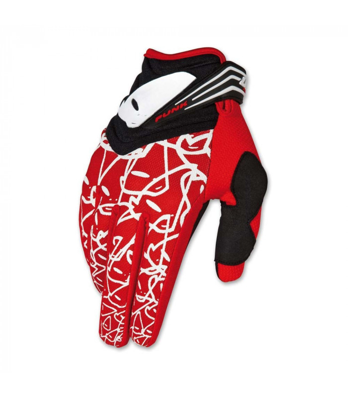 UFO PUNK RED GLOVES (SIZE: S)