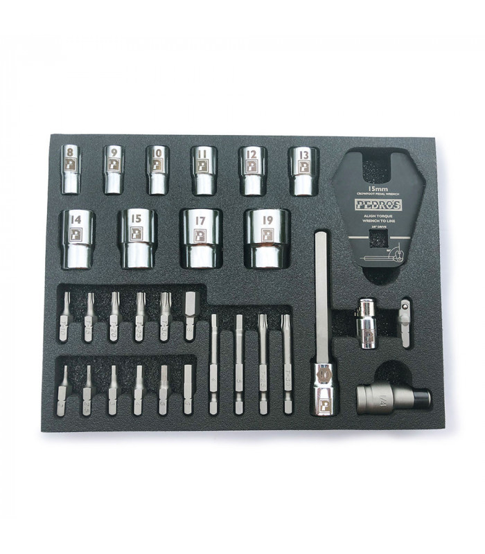 PEDRO'S PRO BIT AND SOCKET SET (31 PIECES) | TopFun.com