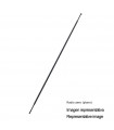RADIO AERO AMERICAN CLASSIC CARBON 40 CLINCHER DELANTERA (271 MM)