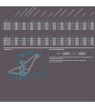 NINER RIP 9 RDO FRAME (SILVER/BAJA BLUE)
