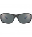 BOLLE HERON BLACK BLUE MATTE SUNGLASSES (TNS POLARIZED LENSES)