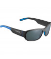 BOLLE HERON BLACK BLUE MATTE SUNGLASSES (TNS POLARIZED LENSES)
